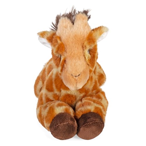Wild Republic EcoKins Mini Giraffe Stuffed Animal – 8 Inch Eco-Friendly Plush Toy Made from 7 Recycled Water Bottles