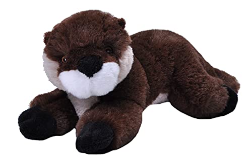 Wild Republic EcoKins Mini River Otter – 8-Inch Stuffed Animal Made from 7 Recycled Water Bottles