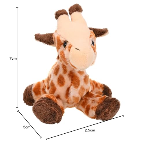 Wild Republic Hug'Ems Giraffe Plush – 7 Inch Stuffed Animal Toy for Kids