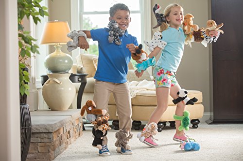 Wild Republic Huggers Red Fox Plush – 8-Inch Stuffed Animal with Snap Bracelet