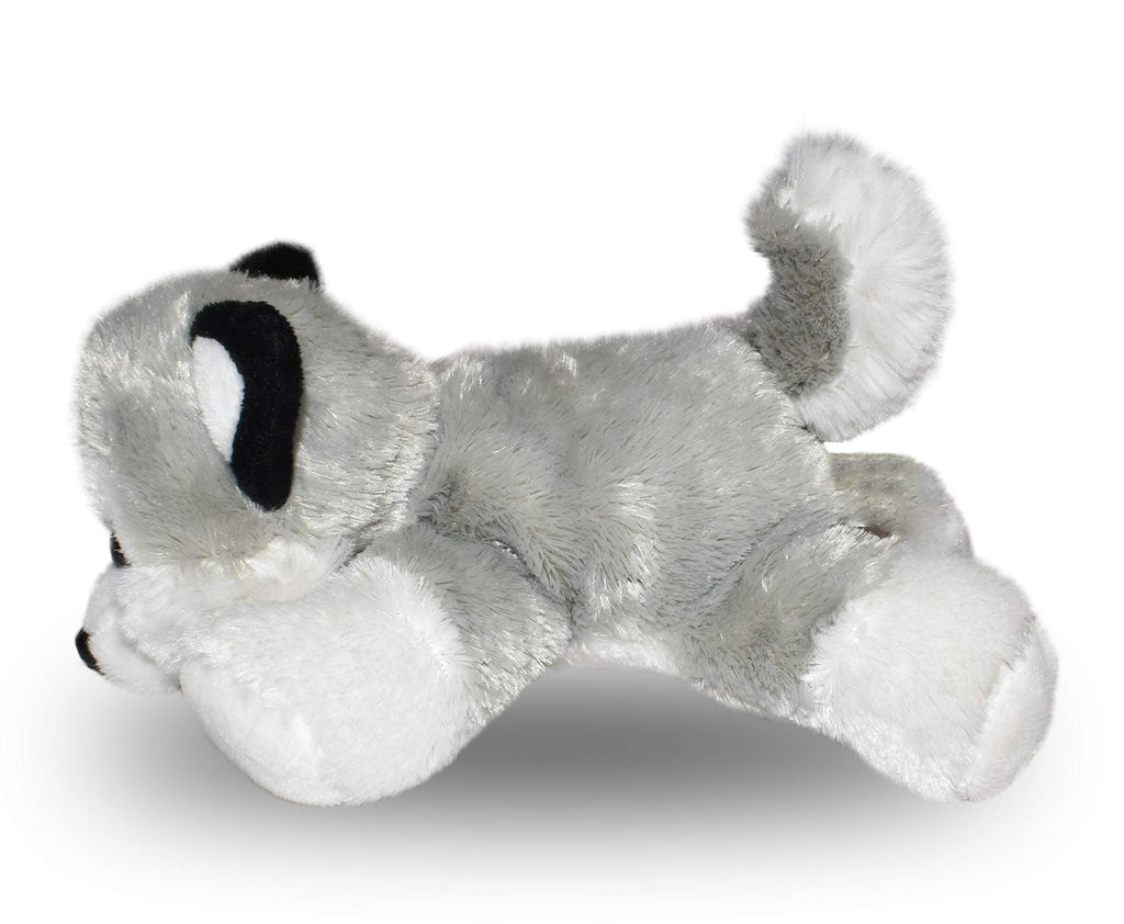 Wild Republic Husky Plush Toy – 7-Inch Stuffed Animal with Blue Eyes, Surface-Washable