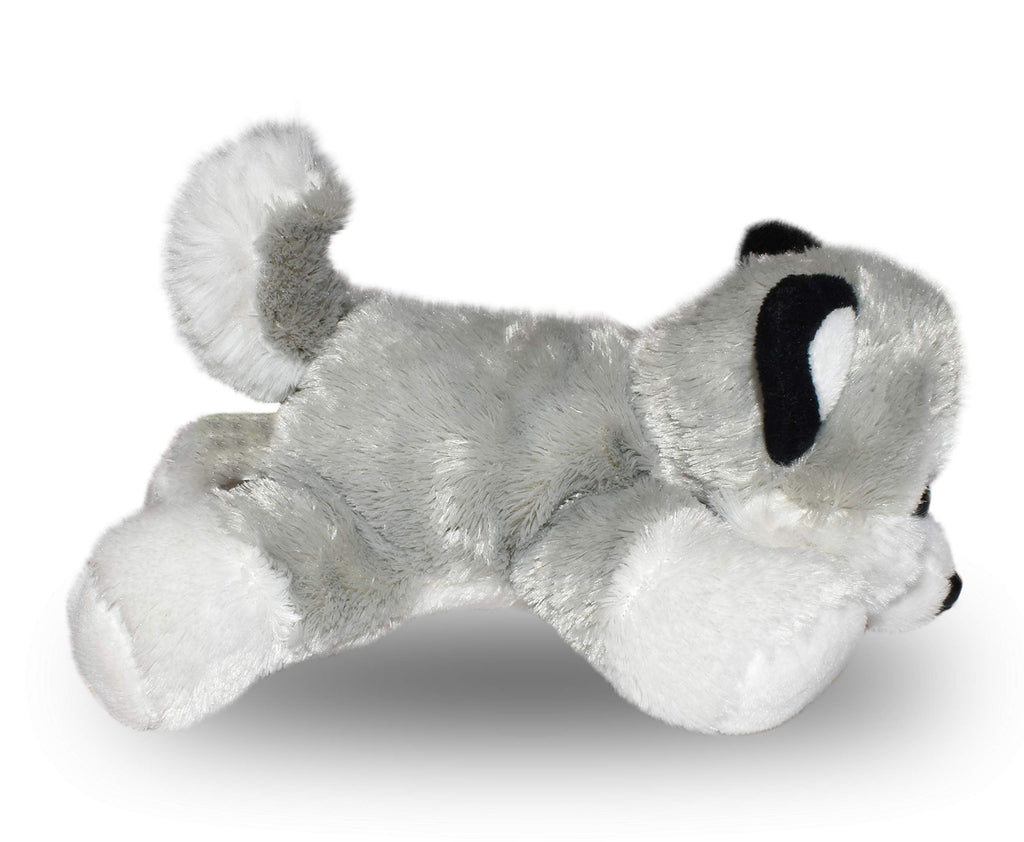 Wild Republic Husky Plush Toy – 7-Inch Stuffed Animal with Blue Eyes, Surface-Washable