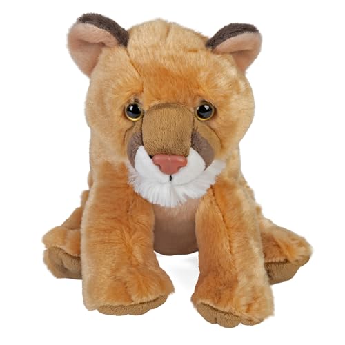 Wild Republic Mountain Lion Plush – 8-Inch Cuddlekins Stuffed Animal for Kids