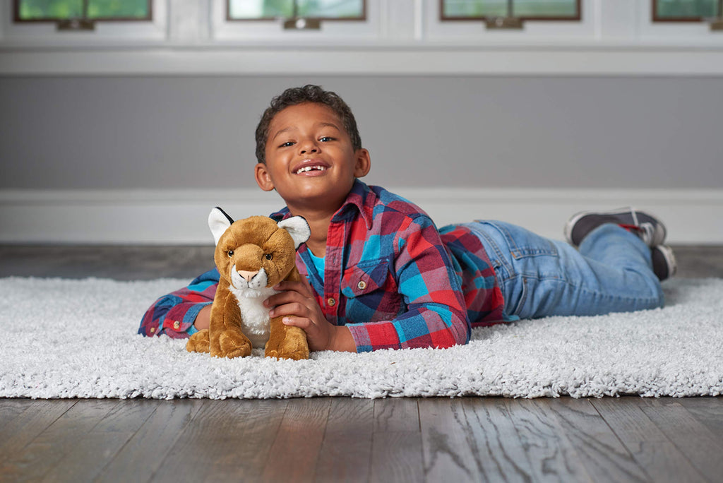 Wild Republic Mountain Lion Plush – 8-Inch Cuddlekins Stuffed Animal for Kids