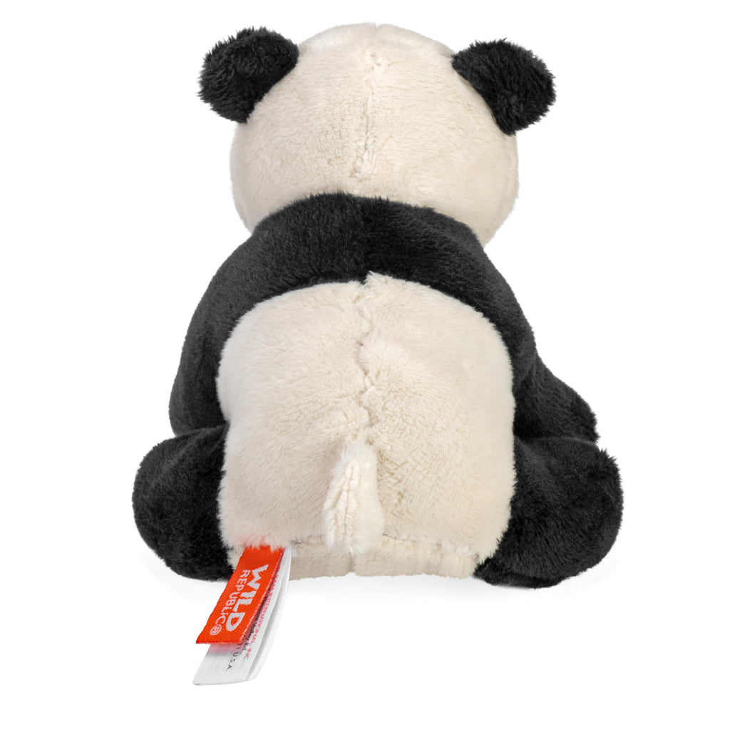 Wild Republic Pocketkins Eco Panda – 5-Inch Stuffed Animal Made from Recycled Materials