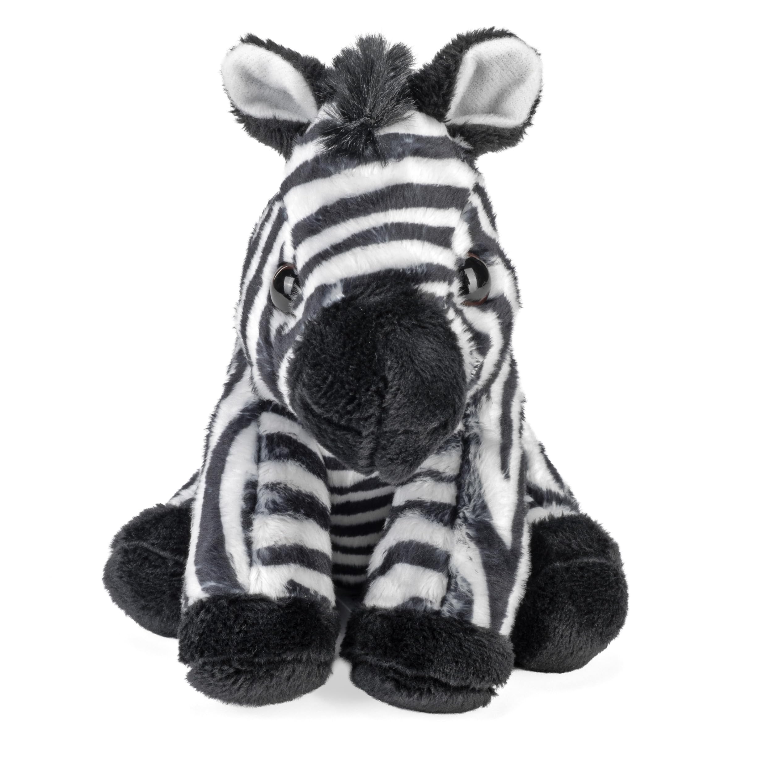 Wild Republic Pocketkins Eco Zebra – 5-Inch Recycled Plush Toy, Eco-Friendly Stuffed Animal