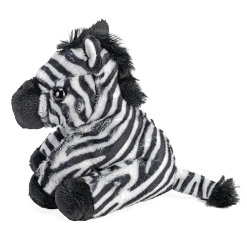 Wild Republic Pocketkins Eco Zebra – 5-Inch Recycled Plush Toy, Eco-Friendly Stuffed Animal