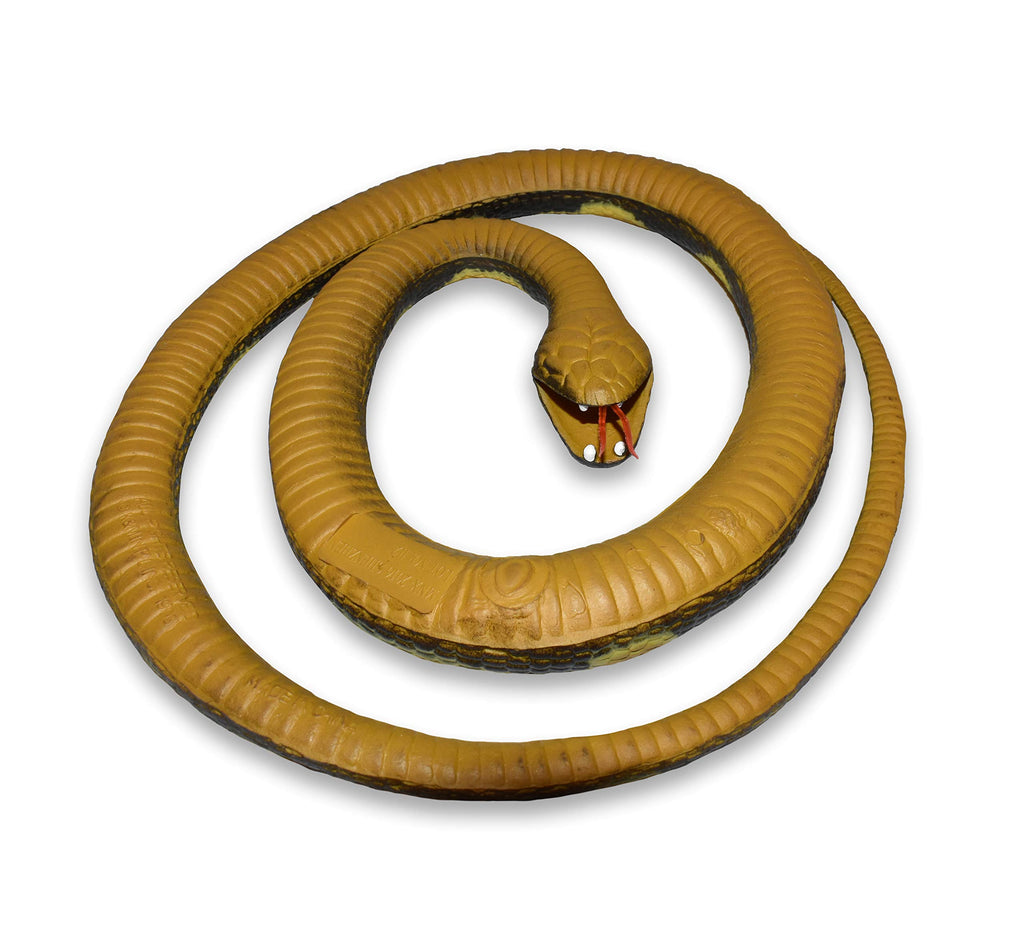 Wild Republic Rubber Ball Python Toy - 26 Inch Realistic Snake, Phthalate-Free, Safe for Kids