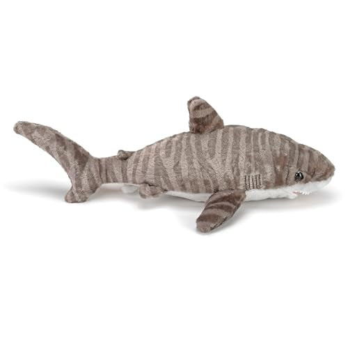 Wild Republic Tiger Shark Plush - 13 Inch Cuddlekins Stuffed Animal