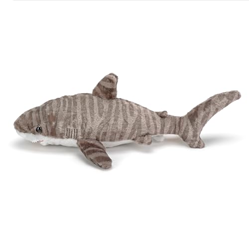 Wild Republic Tiger Shark Plush - 13 Inch Cuddlekins Stuffed Animal