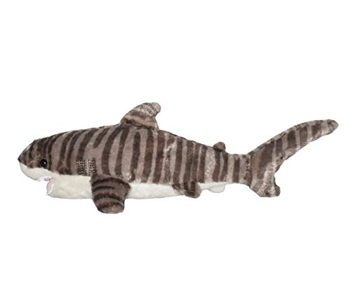 Wild Republic Tiger Shark Plush - 13 Inch Cuddlekins Stuffed Animal