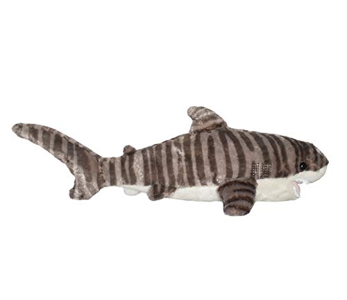 Wild Republic Tiger Shark Plush - 13 Inch Cuddlekins Stuffed Animal