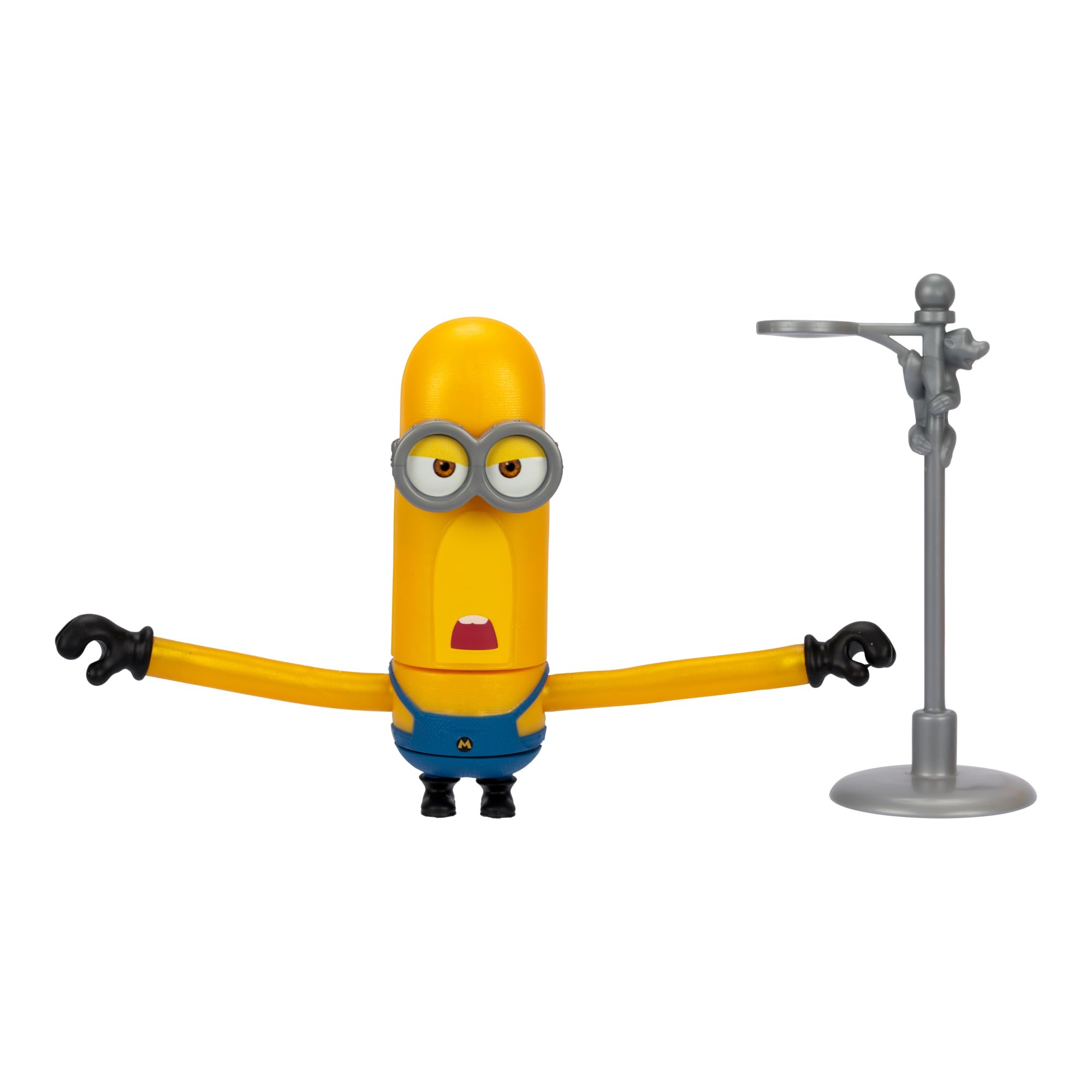 Wild Spinning Mega Tim Action Figure from Despicable Me 4 – Press Down to Spin and Knock Down