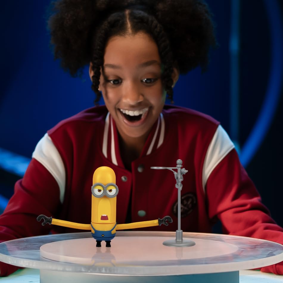 Wild Spinning Mega Tim Action Figure from Despicable Me 4 – Press Down to Spin and Knock Down