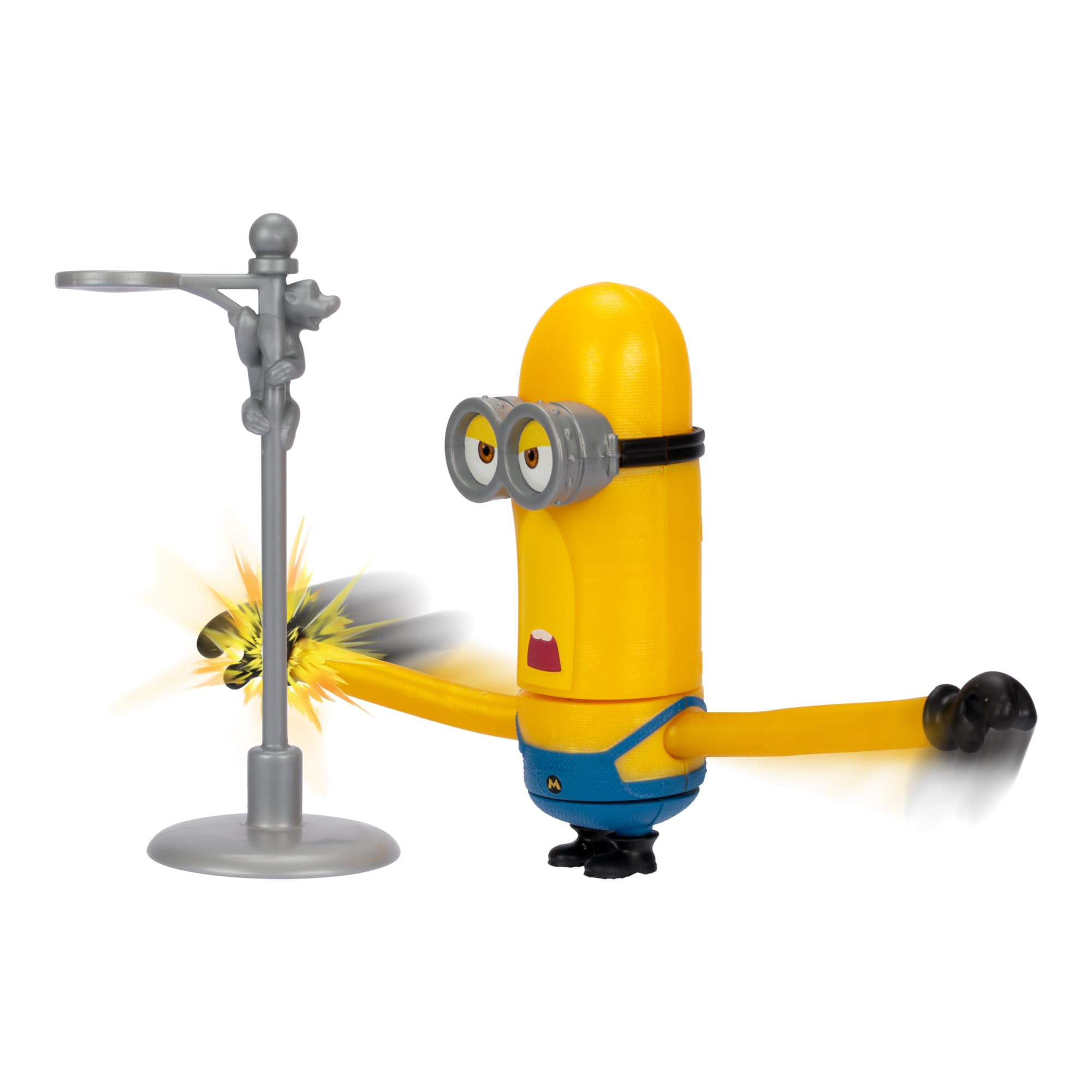 Wild Spinning Mega Tim Action Figure from Despicable Me 4 – Press Down to Spin and Knock Down