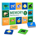 Wildkin Memory Matching Game – 36 Animal Cards for Kids Ages 3+
