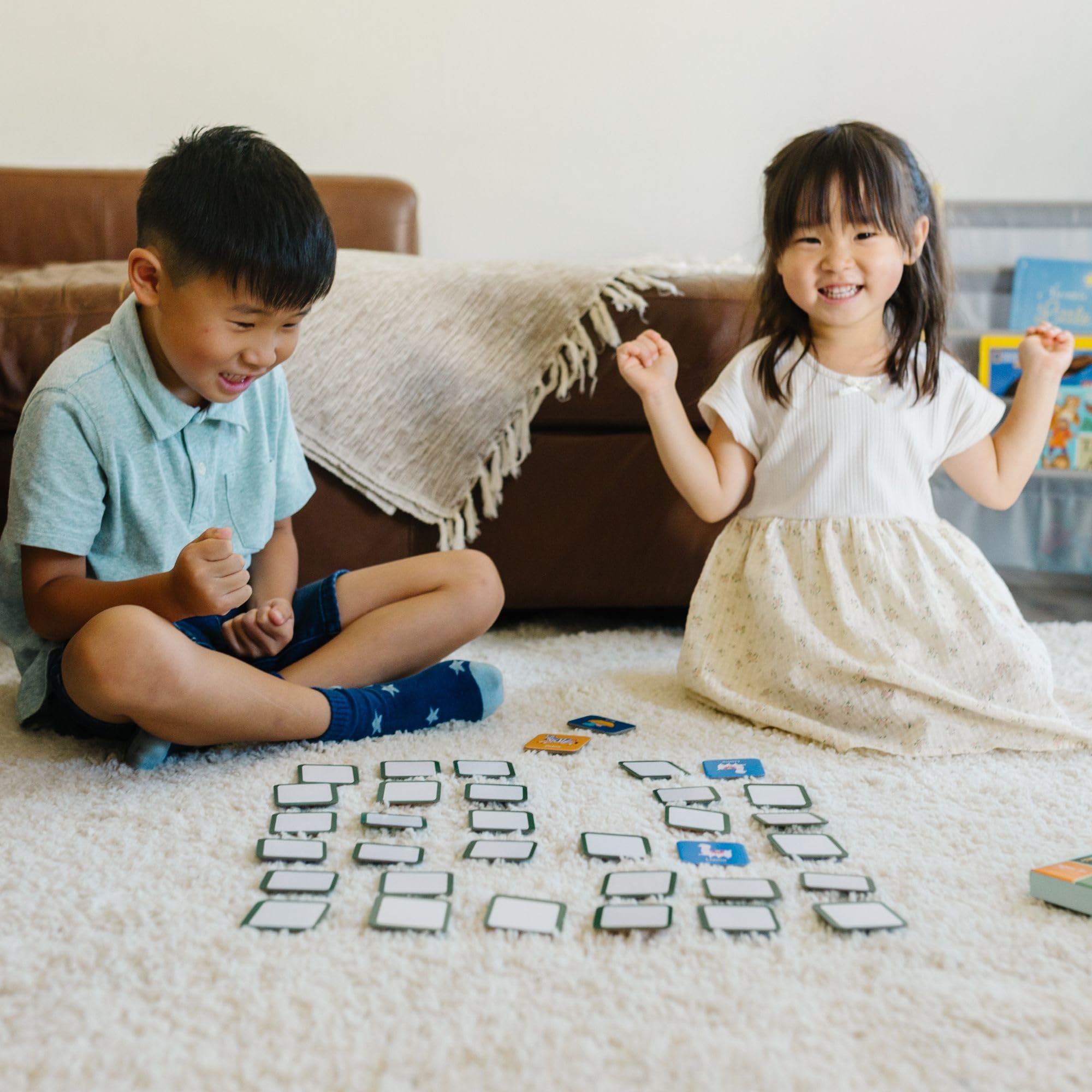 Wildkin Memory Matching Game – 36 Animal Cards for Kids Ages 3+