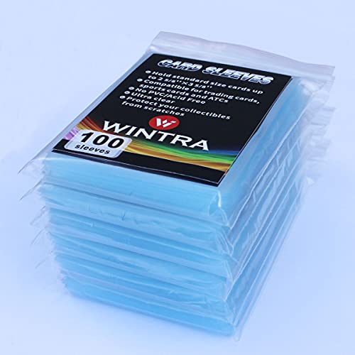 WINTRA 1000 Clear Penny Card Sleeves – 2-5/8 x 3-5/8" Soft Protectors for Sports & Trading Cards