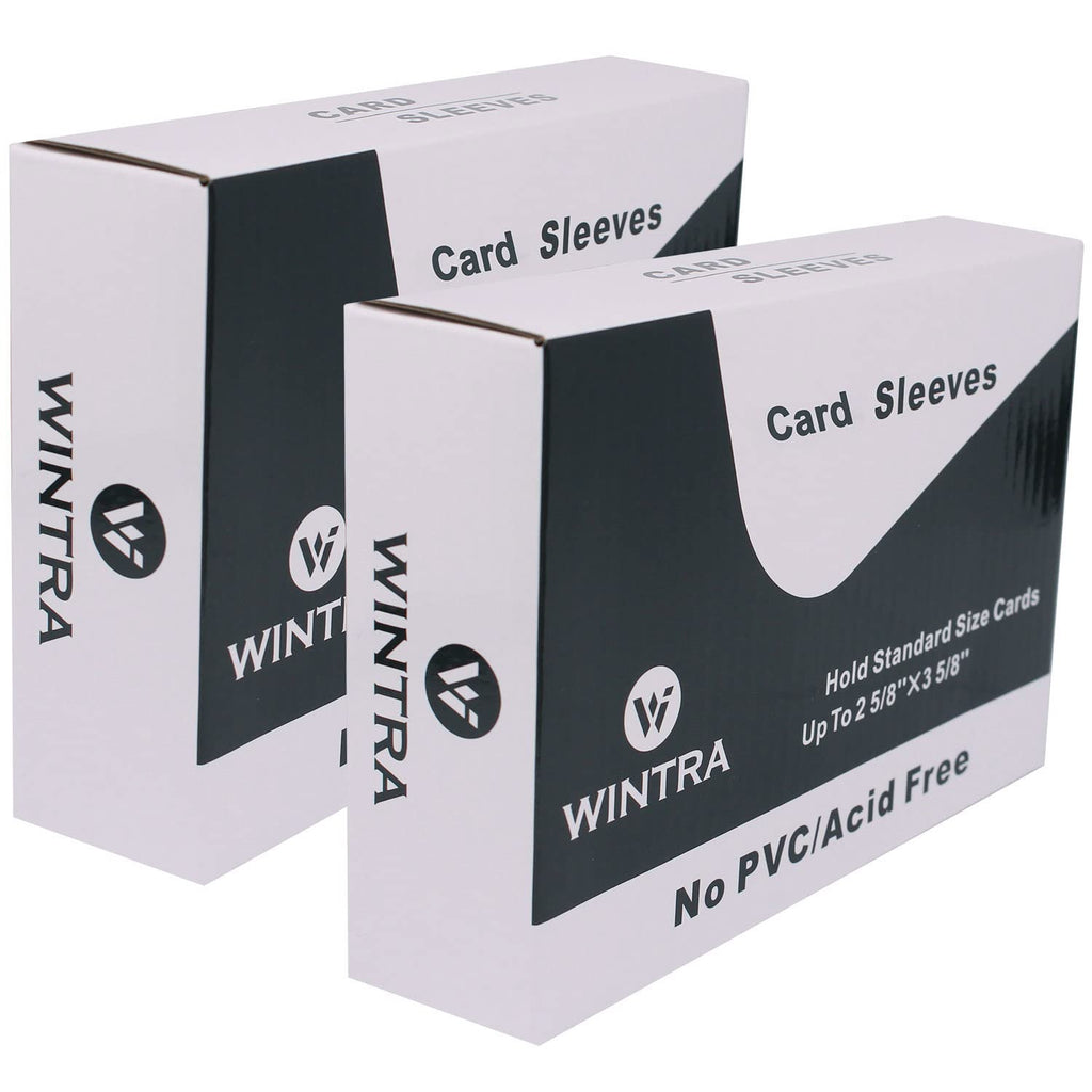WINTRA 1000 Clear Penny Card Sleeves – 2-5/8 x 3-5/8" Soft Protectors for Sports & Trading Cards