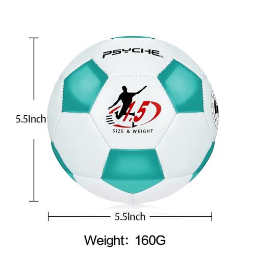 Wisdom Leaves Mini Soccer Ball Size 1.5 for Toddlers – Soft, Lightweight (160g) for Indoor & Outdoor Play