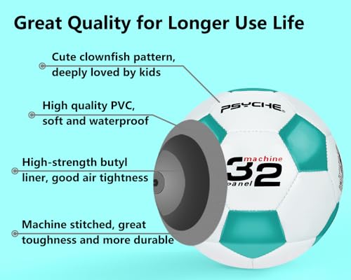 Wisdom Leaves Mini Soccer Ball Size 1.5 for Toddlers – Soft, Lightweight (160g) for Indoor & Outdoor Play
