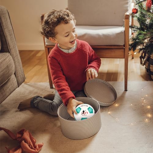 Wisdom Leaves Mini Soccer Ball Size 1.5 for Toddlers – Soft, Lightweight (160g) for Indoor & Outdoor Play