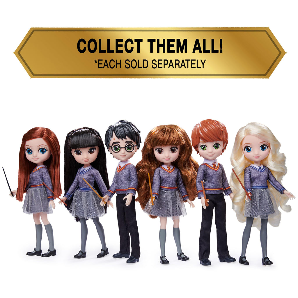 Wizarding World Harry Potter 8-Inch Hermione Granger Doll with Wand and Hogwarts Uniform, Toy for Kids Ages 5+