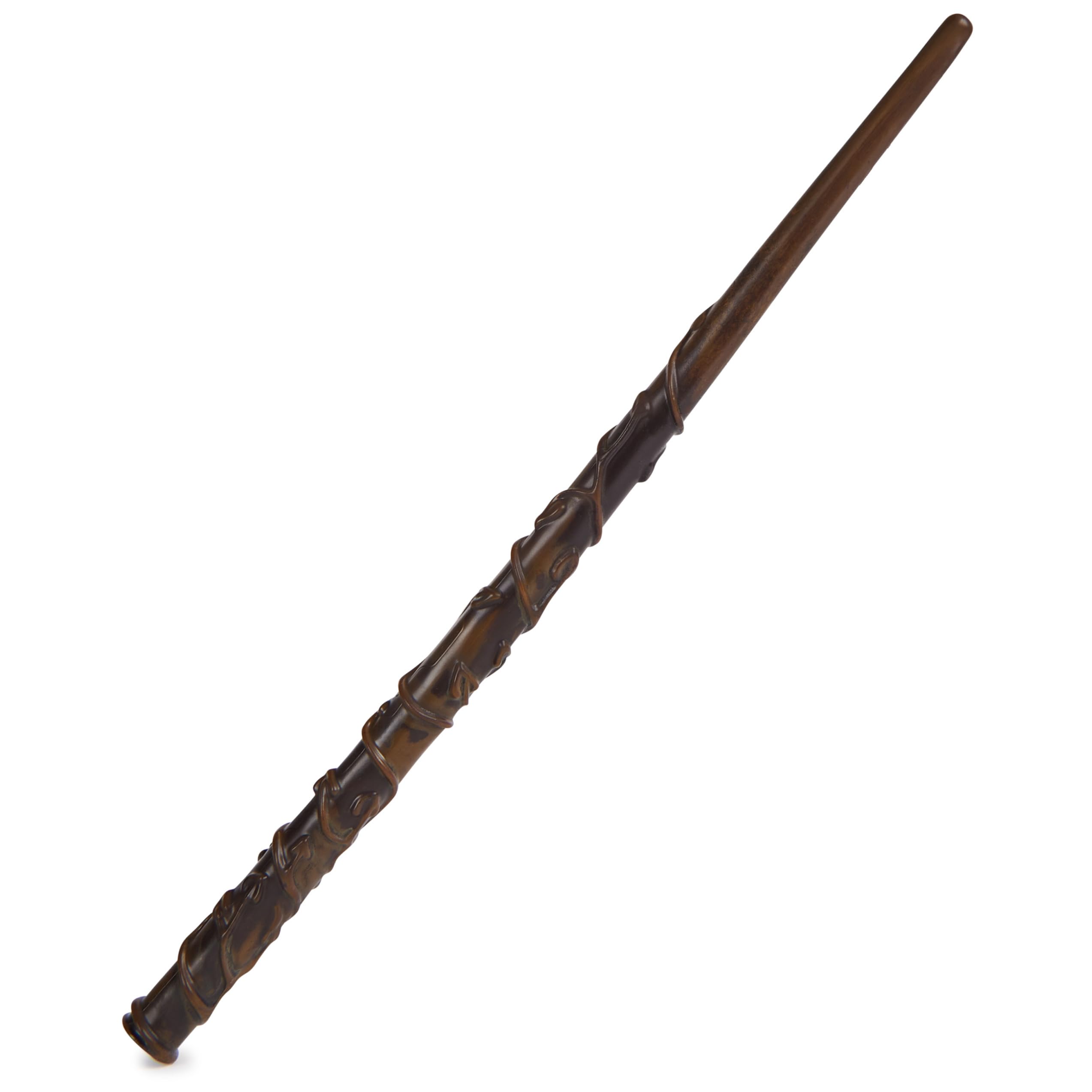 Wizarding World Harry Potter Hermione Granger 12-Inch Magical Collector Wand with Display Stand and Die-Cast Crookshanks Icon