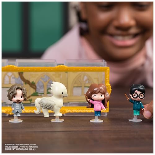 Wizarding World Harry Potter Micro Magical Moments Prisoner of Azkaban Rescue Set – 4 Mini Figures and Stackable Display Case