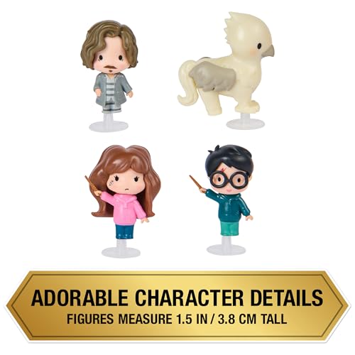 Wizarding World Harry Potter Micro Magical Moments Prisoner of Azkaban Rescue Set – 4 Mini Figures and Stackable Display Case