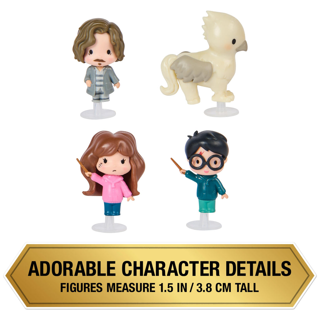 Wizarding World Harry Potter Micro Magical Moments Prisoner of Azkaban Rescue Set – 4 Mini Figures and Stackable Display Case