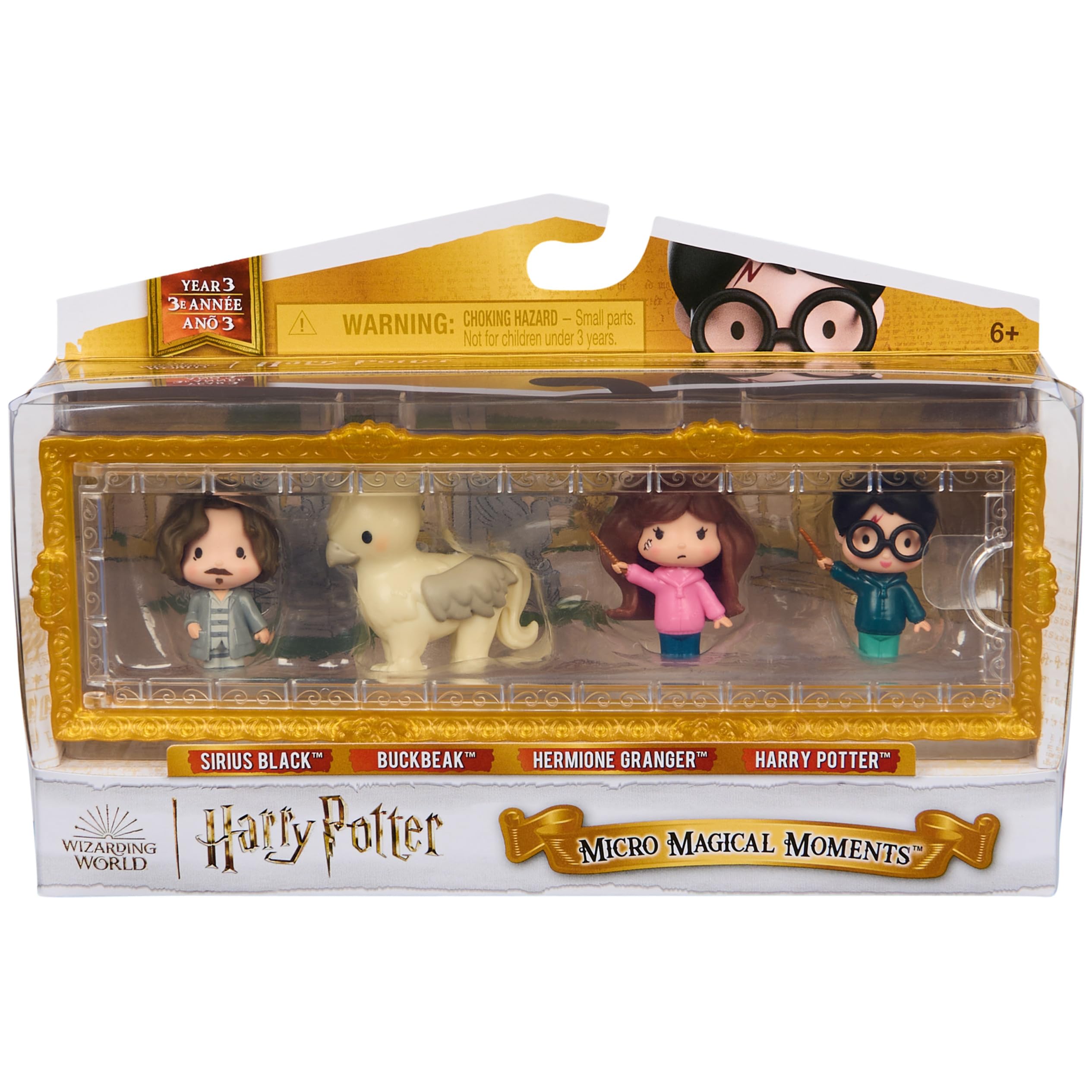 Wizarding World Harry Potter Micro Magical Moments Prisoner of Azkaban Rescue Set – 4 Mini Figures and Stackable Display Case