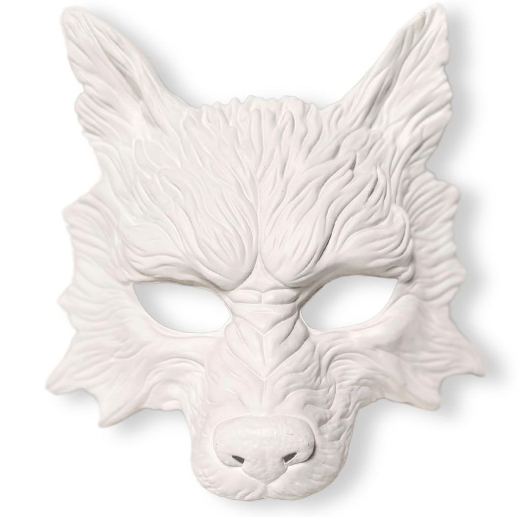 Wolf Mask for Masquerade and Cosplay – Eco-Friendly Hand Washable Adult Mask by Beyond Masquerade