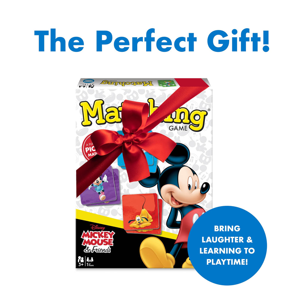 Wonder Forge Disney Mickey Mouse Matching Game – 72 Tiles, 15-Minute Memory Card Game for Ages 3-5