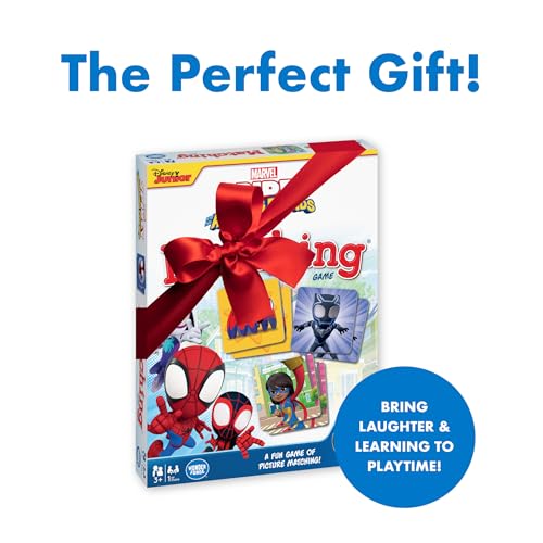 Wonder Forge Marvel Spidey Matching Game – 72 Tiles, Ages 3+, 15-Minute Memory Fun