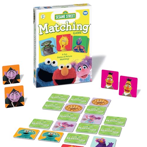 Wonder Forge Sesame Street Memory Matching Game – 72 Tiles with Elmo, Big Bird & Friends for Toddlers Ages 3-6