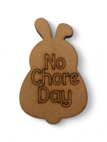 Wooden Easter Egg Tokens 30ct with Gift Bag – 6 Shapes, 30 Engraved Sayings, Custom Personalization Available