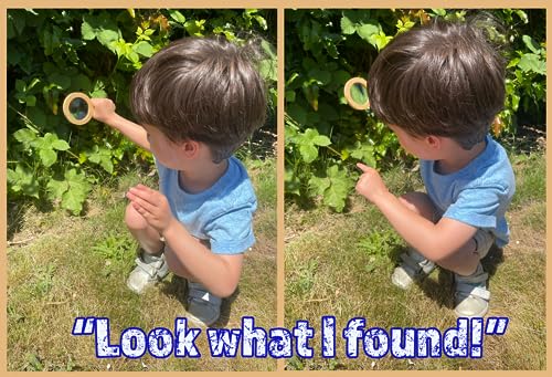 Wooden Magnifying Glass for Kids – Hero Brands, Lightweight & Safe Glass Lens