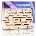 Wooden Marble Maze Game – Handheld Fidget Puzzle for Kids Ages 3-8