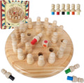 Wooden Memory Chess Game – 7.5 Inch Matching Stick Board Game for Kids Ages 3-100