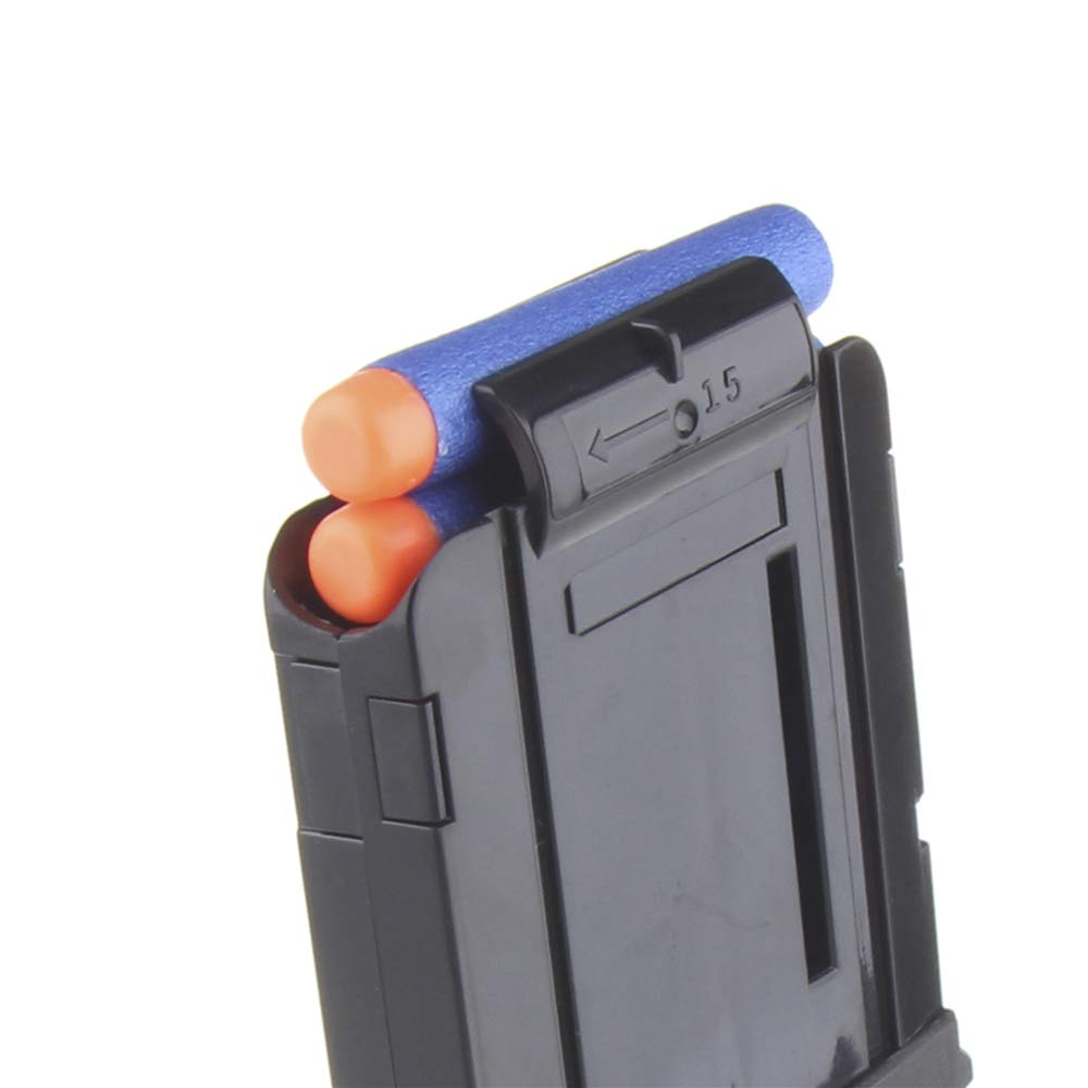 WORKER F10555 15-Dart Magazine Clip for Nerf N-Strike Elite Blasters