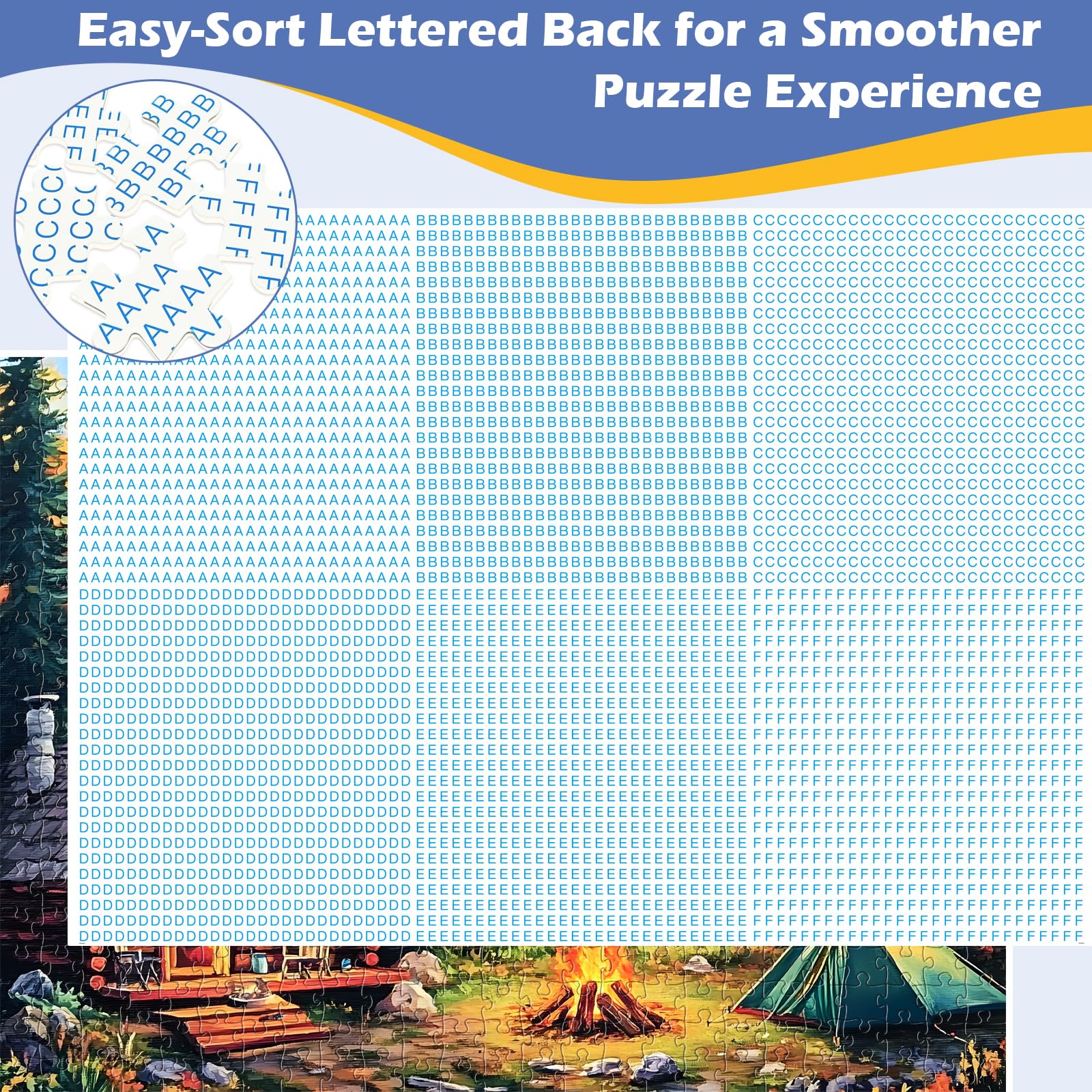 WSCXSC 2-Pack 500 Piece Jigsaw Puzzles for Adults – Flamingo Sunset & Snow Mountain Cabin Scenes with Posters