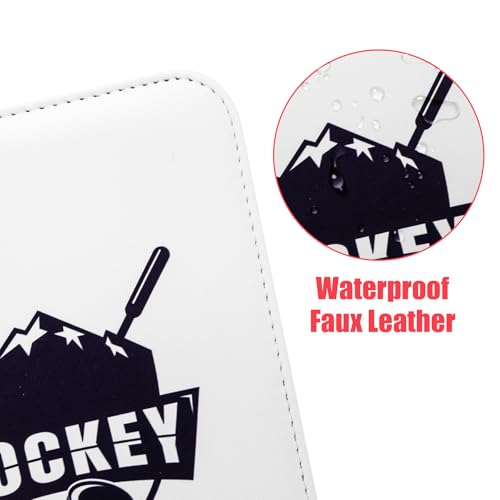 WTVIDAS 400-Pocket Hockey Card Binder – Waterproof PU Storage for Trading Cards