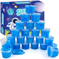 WUJYLY Galaxy Slime 24 Pack – Blue Non-Sticky Slime for Kids Party Favors, Classroom Rewards & Stocking Stuffers