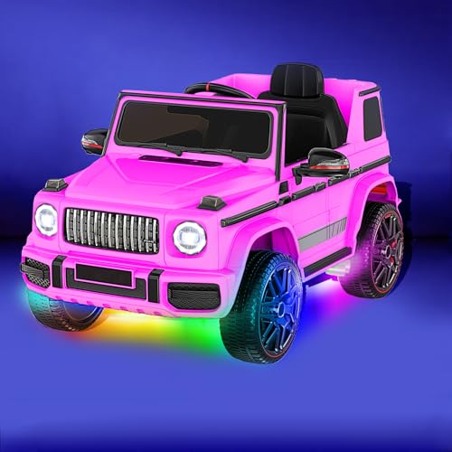 WUYXPG LED Strip Lights for Power Wheels - 50cm Waterproof Underbody Lights for Kids Ride-On Cars, Black Wires