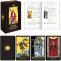 Wyspell Classic Tarot Cards for Beginners - Dark Deck with 400 GSM Cardstock and 100-Page Guide