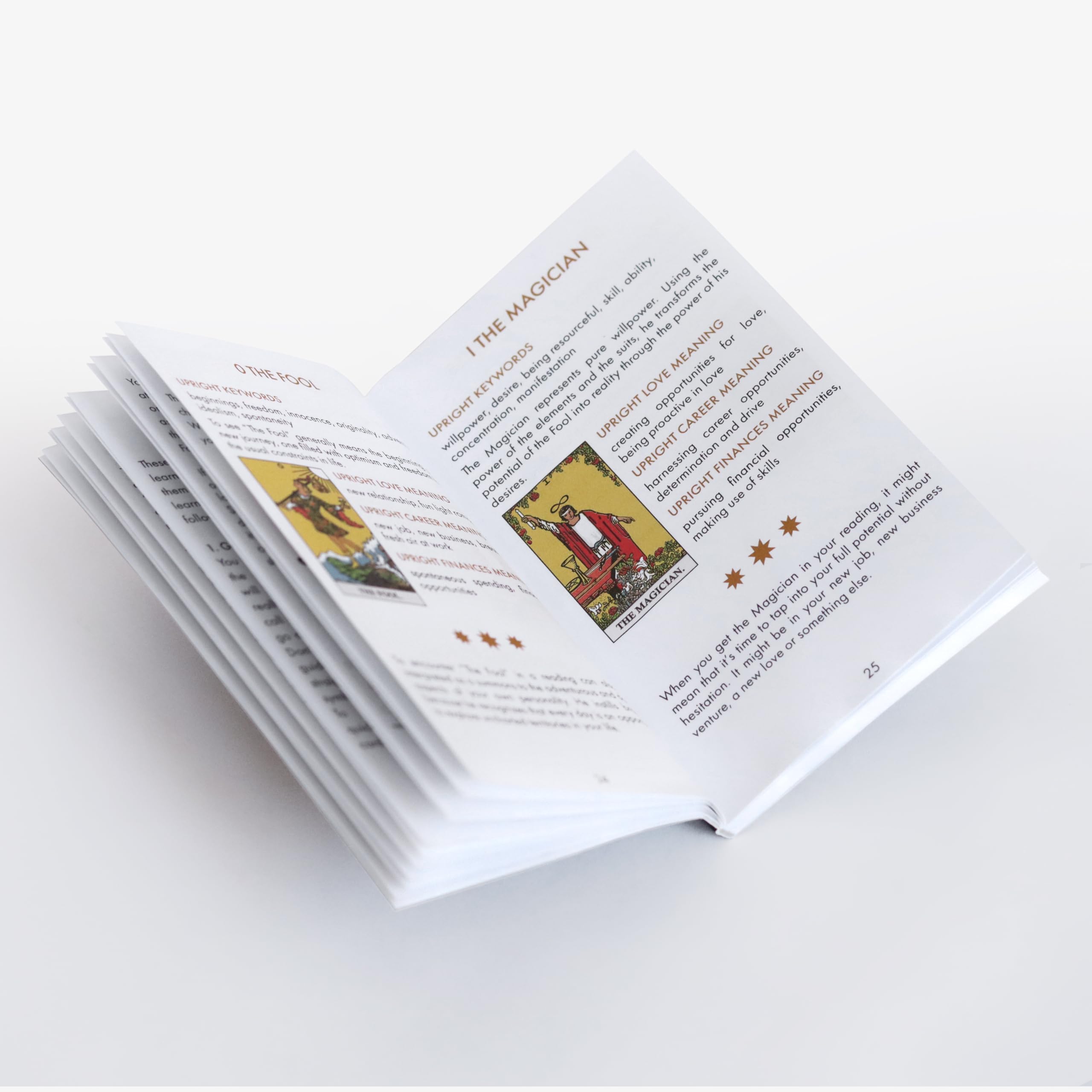 Wyspell Classic Tarot Cards for Beginners - Dark Deck with 400 GSM Cardstock and 100-Page Guide