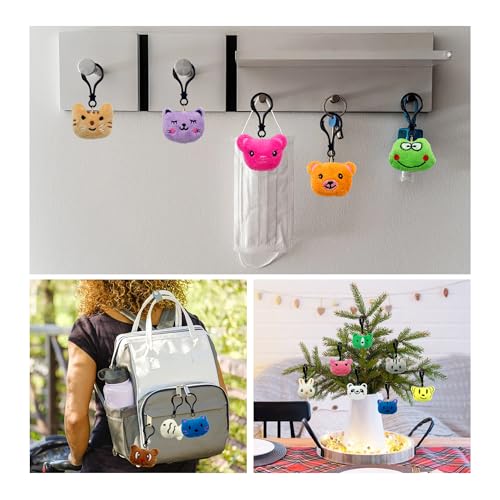 XIPEGPA 36 Assorted Mini Stuffed Animal Keychains – Soft Plush Toys for Goodie Bags, Classroom Rewards, and Easter Egg Fillers