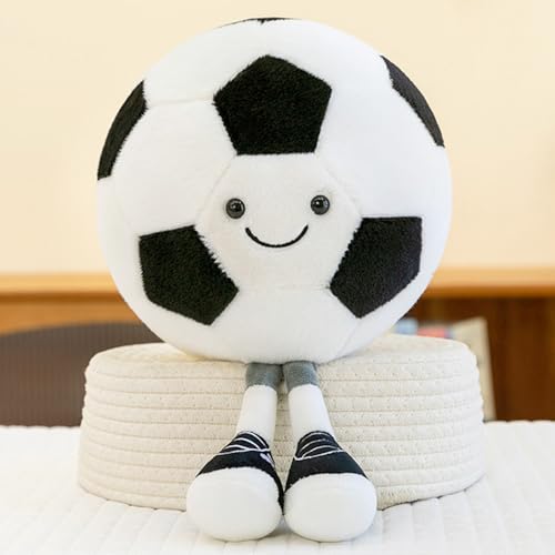 XIYUAN 13.7-Inch Football Plush Toy – Soft Stuffed American Soccer Doll with Feet, Cute Decorative Pillow for Kids
