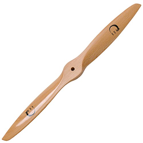 XOAR PJA 9x4 9 Inch 2-Blade Beechwood Propeller for Gas RC Airplanes (Tractor)